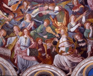 Il concerto degli angeli, 1534-36 (dettaglio) da Gaudenzio Ferrari